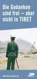 Flyer Die Gedanken sind frei, aber nicht in Tibet