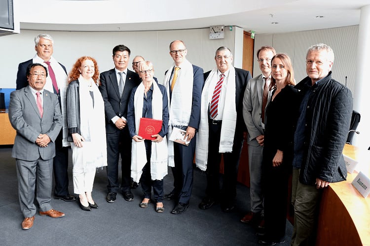 Sikyong Dr. Lobsang Sangay 2018 in Berlin