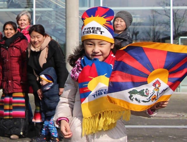 Flagge zeigen für Tibet 2018_TID Kreis Gütersloh