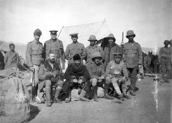 Britische Soldaten in Lhasa
