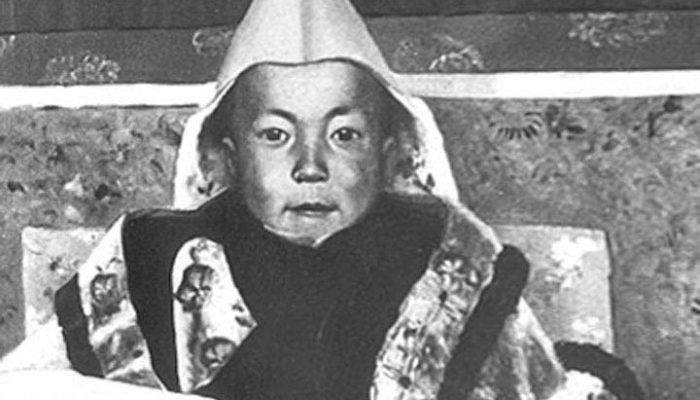 Dalai Lama als Fünfjähriger