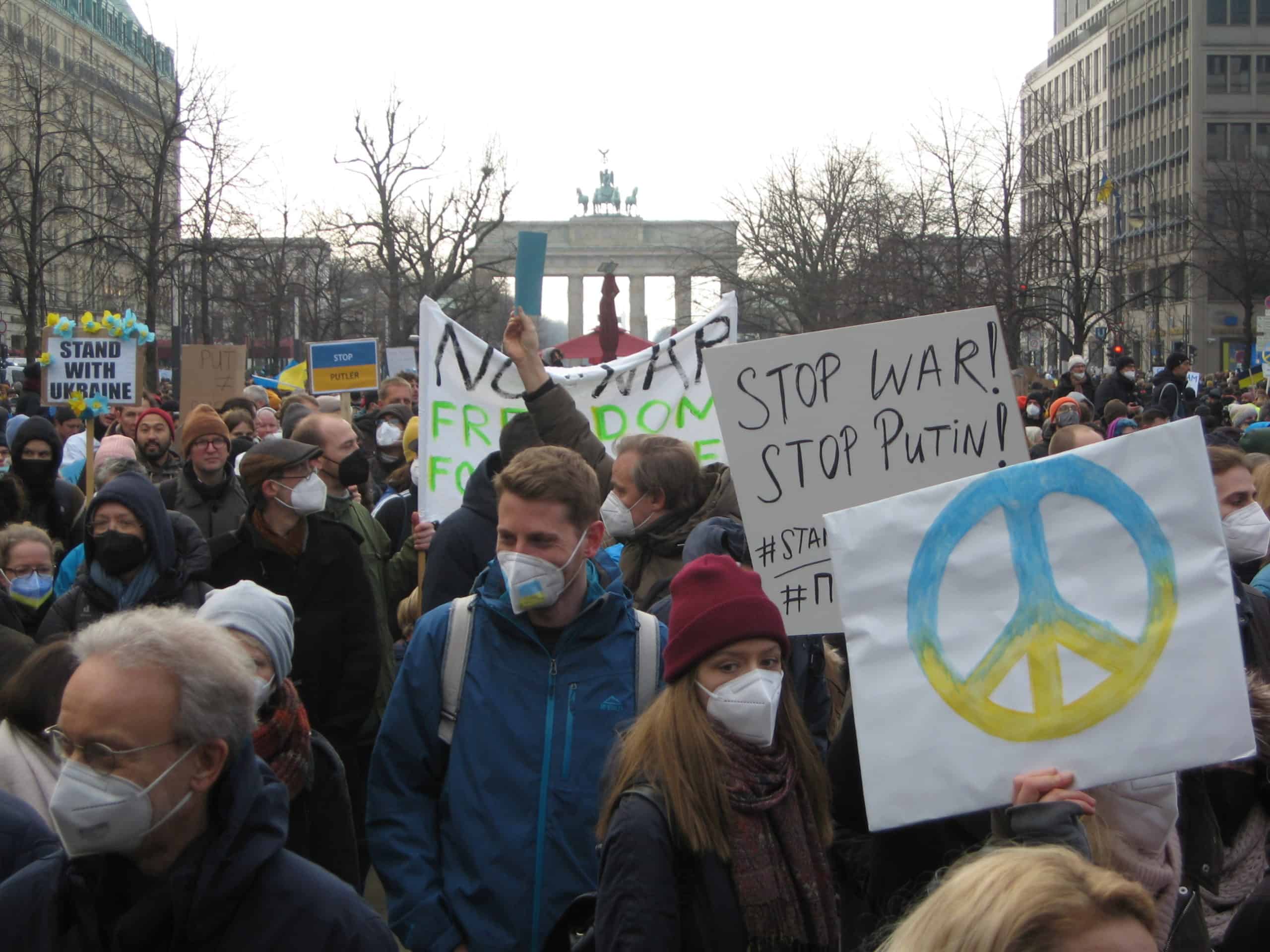 Protest in Berlin (Foto: Michael Leh)