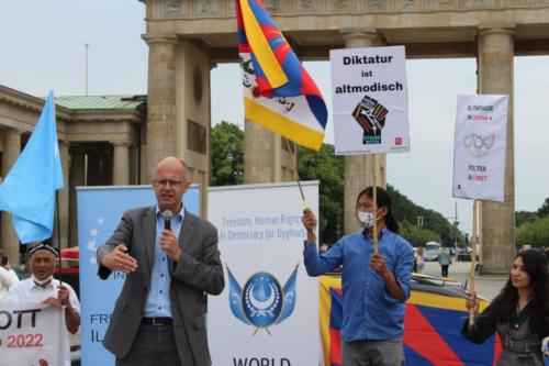 Tibet-Unterstützer und Bundestagsabgeordneter Michael Brand (CDU)